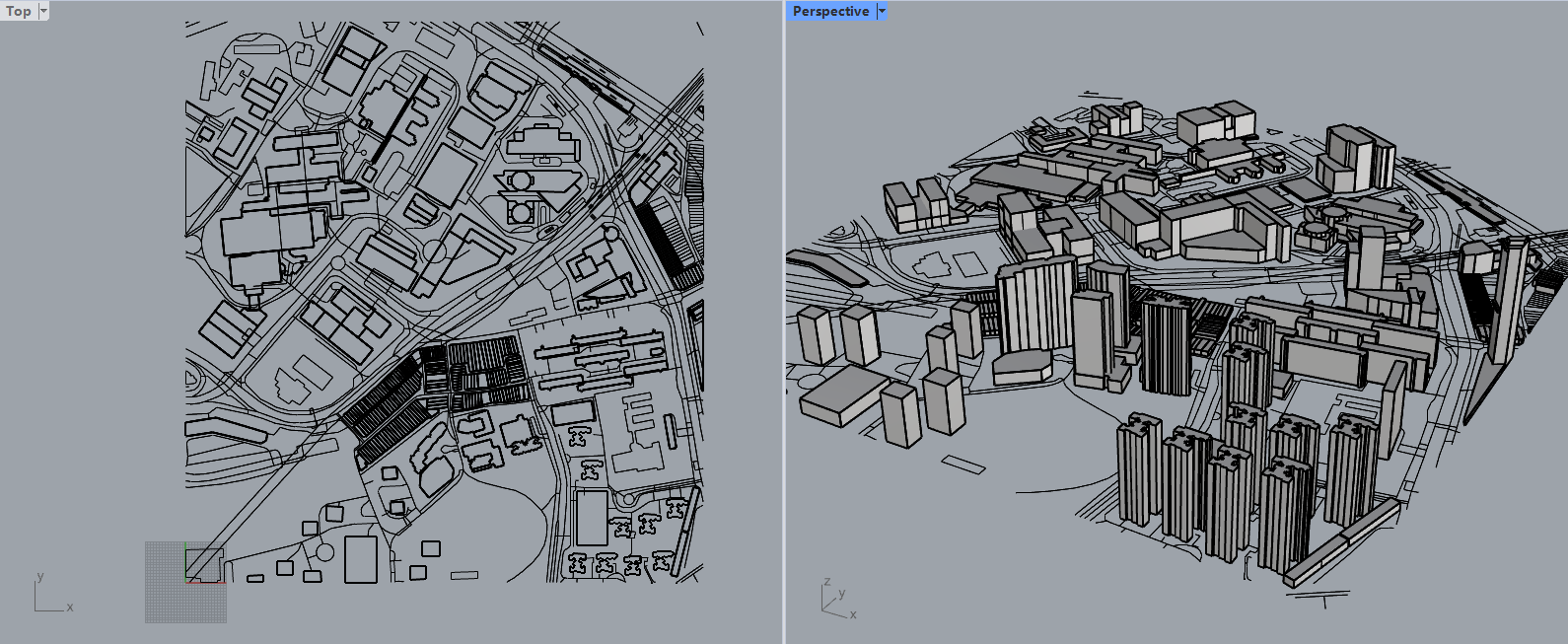 Rhino3D before step 3
